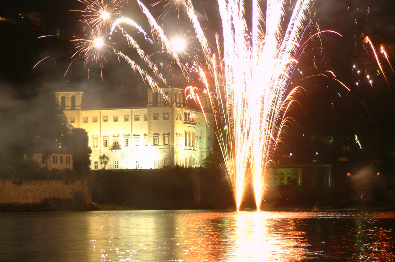 Fireworks Lake Como